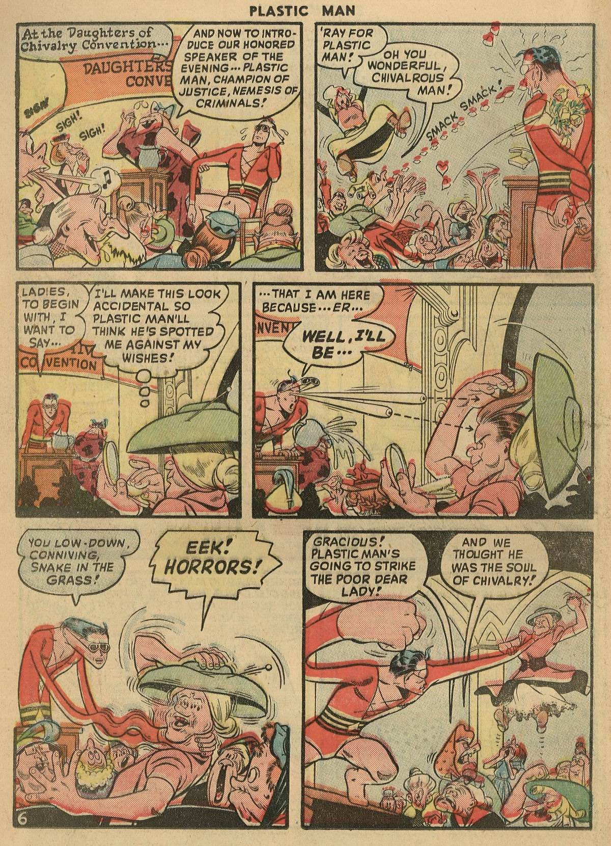 Read online Plastic Man (1943) comic -  Issue #16 - 21