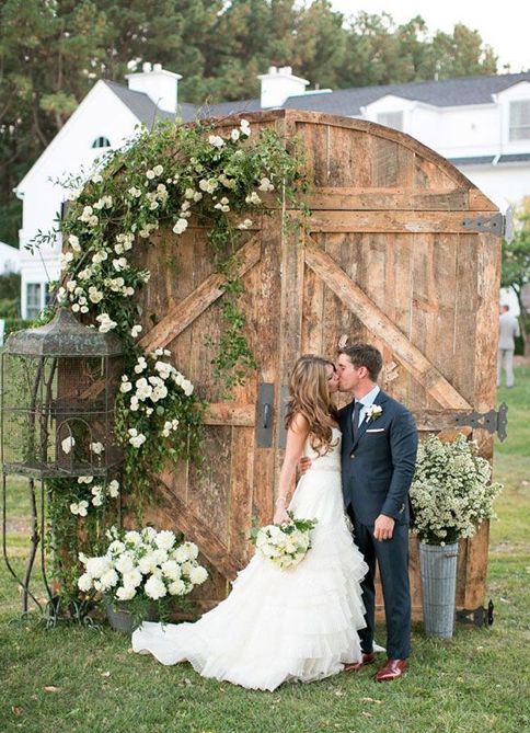 Rustic Wedding Ceremony Backdrops Life Decor Fashion