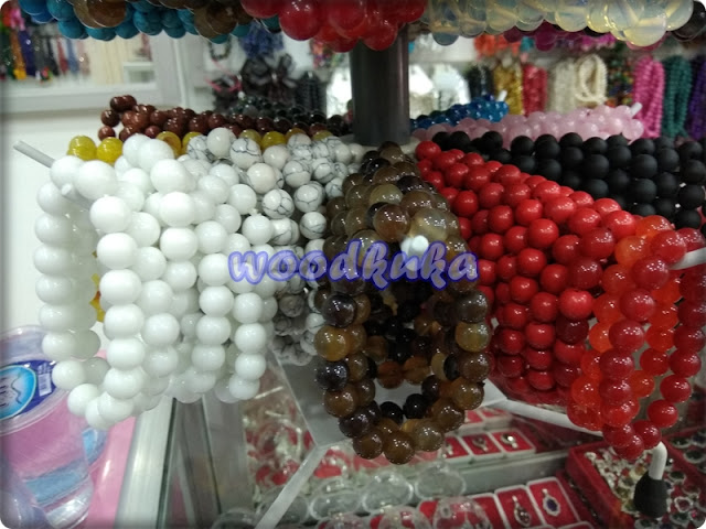  GELANG AKIK MERAH PUTIH COKELAT