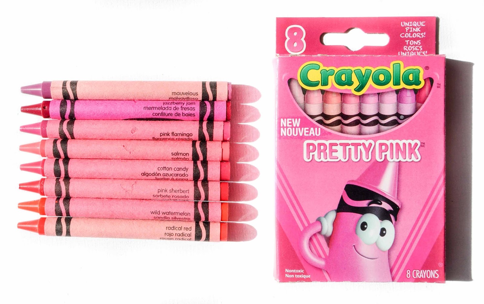 8 Count Crayola Tip Collection Crayons: What's Inside the Box