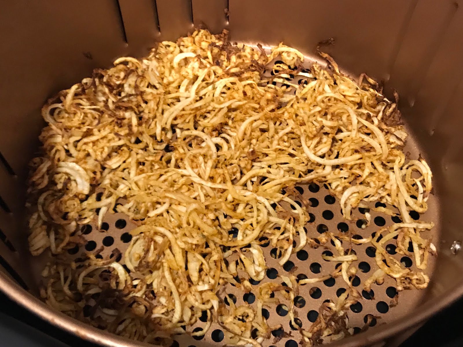 Air Fried Shoestring Turnip Fries Caroline's Keto Kitchen