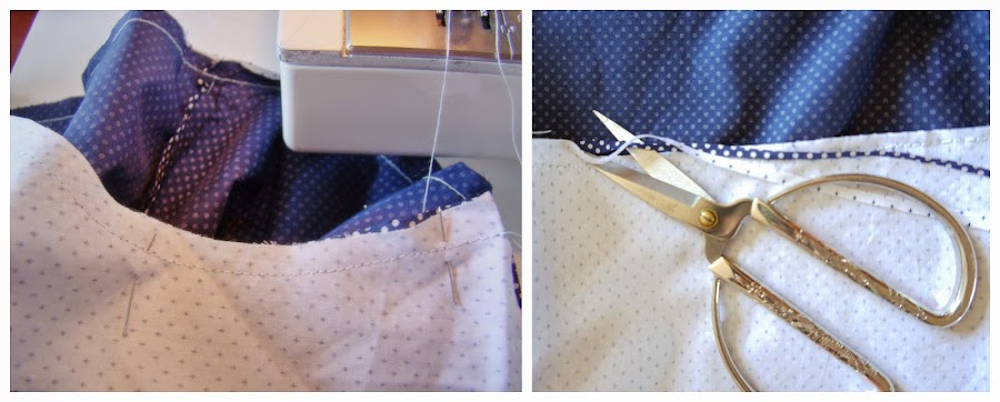 Cosemos los primeros pespuntes de la ranita