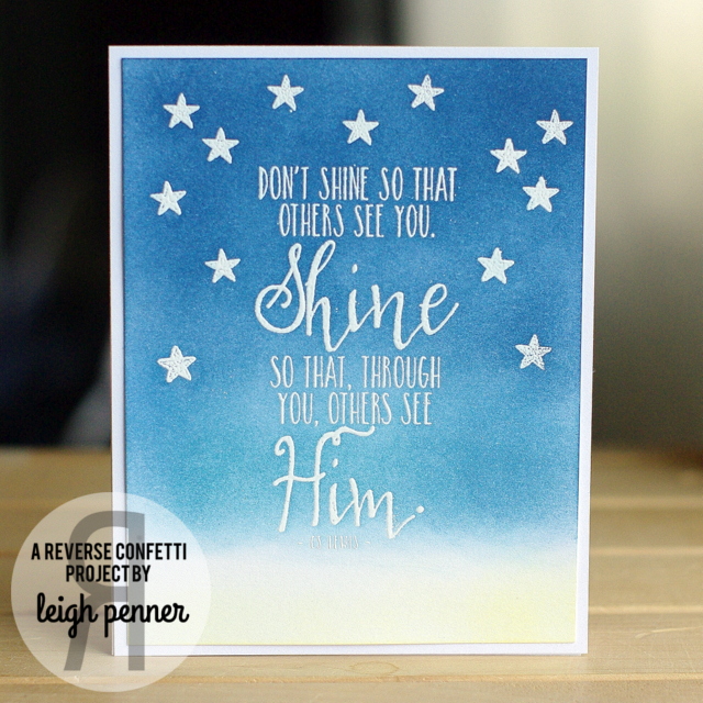 Countdown to Confetti: Circle Sentiments & God is Good Leigh Penner @reverseconfetti #reverseconfetti  #cards