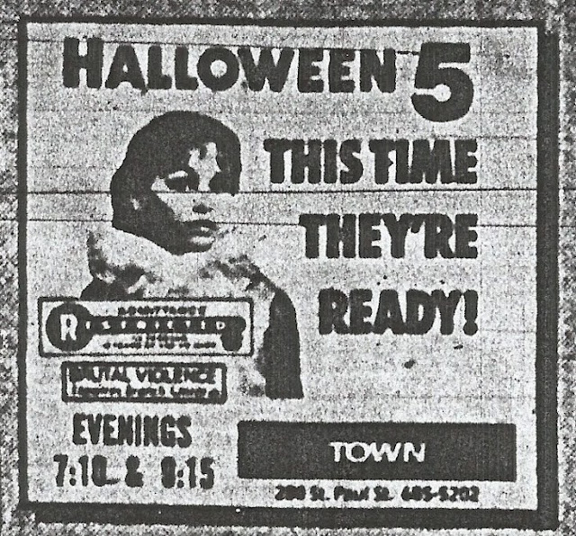 The Horrors of Halloween HALLOWEEN 5 THE REVENGE OF MICHAEL MYERS