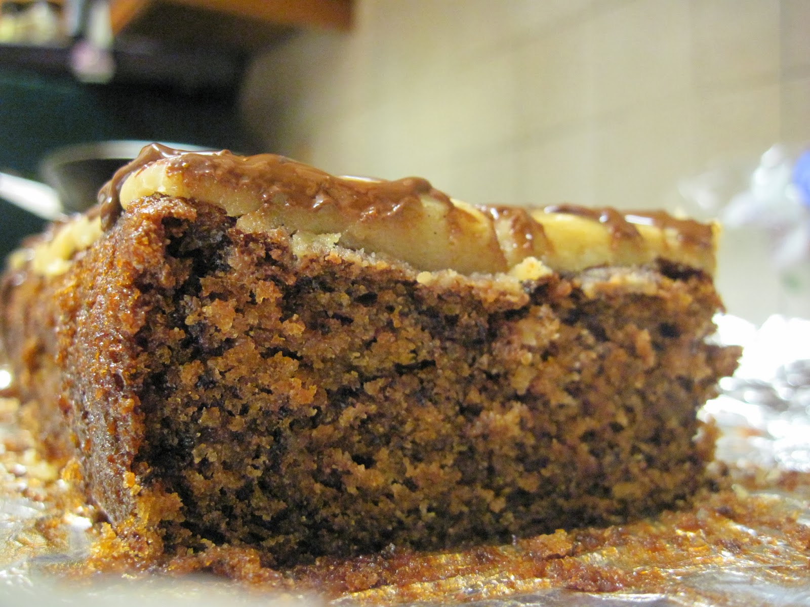 The Sugar Lump Banana Bread Cake with Caramel Icing
