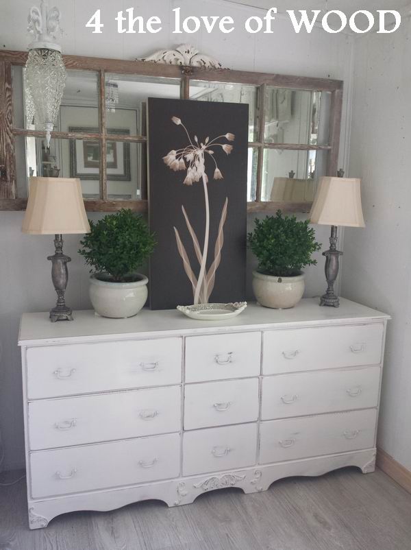 4 The Love Of Wood Painting A Long Shabby Chic Dresser Spray