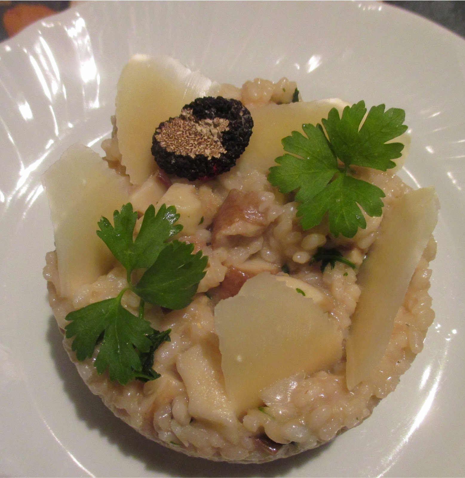 FANTASIE IN FORNO RISOTTO WITH BLACK TRUFFLE AND PORCINI MUSHROOM