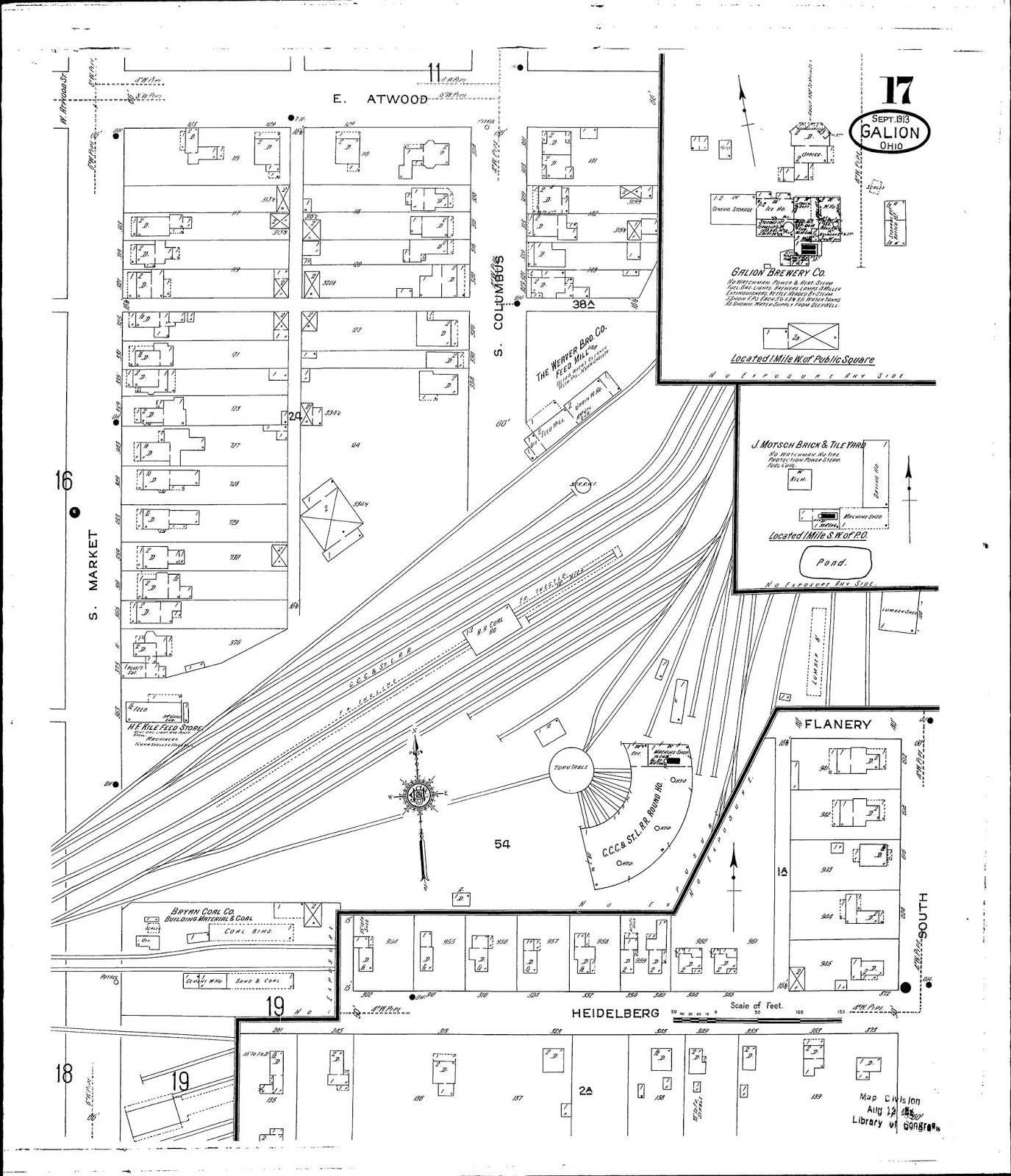 Towns and Nature Galion, OH Big Four Roundhouses and Coaling Tower