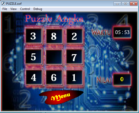 Berbagi Ilmu: Membuat Game PUZZLE ANGKA dengan Macromeia Flash 8