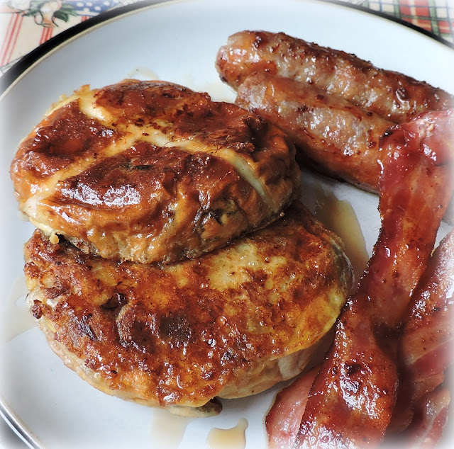 Hot Cross Bun French Toast