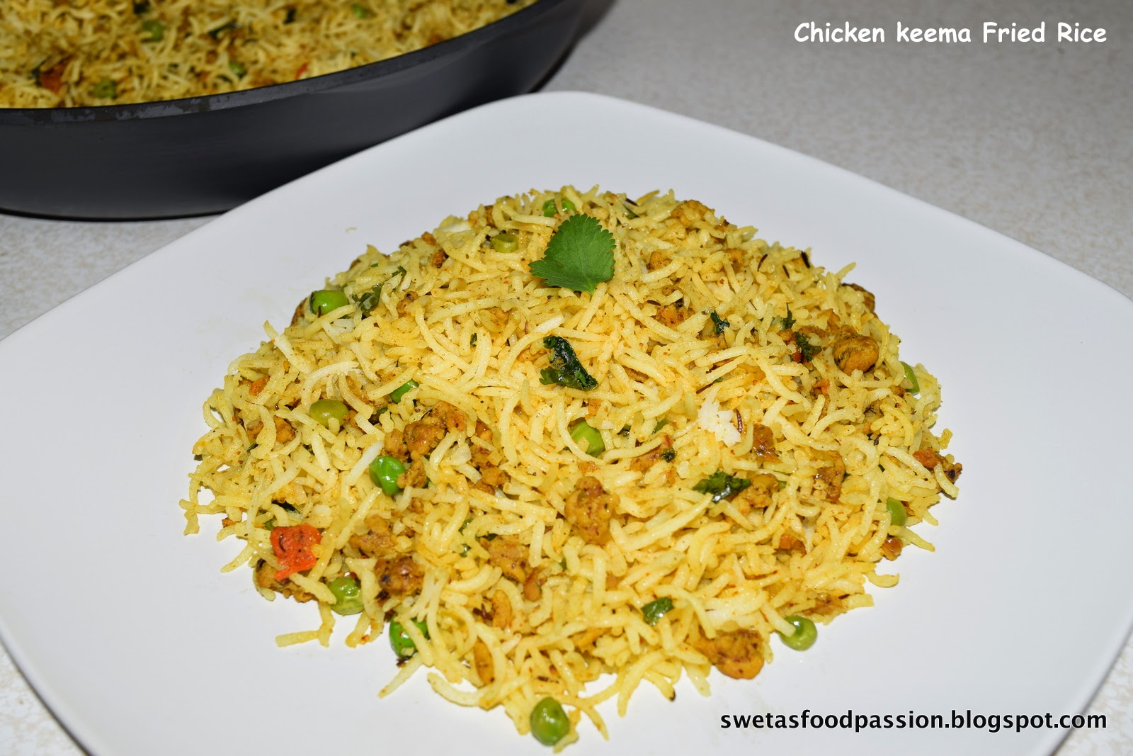 Sweta's Food Passion... Chicken Keema Fried Rice