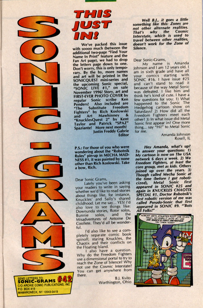 Read online Sonic The Hedgehog comic -  Issue #42 - 27