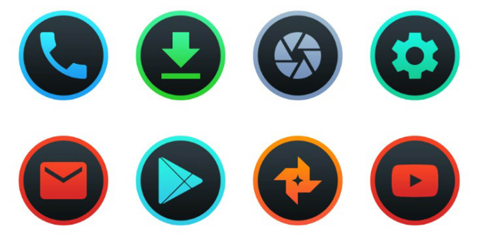 Lux Dark Icon Pack APK