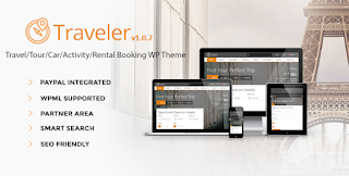 Download Traveler v1.1.8.1 – Travel/Tour/Booking WordPress Theme