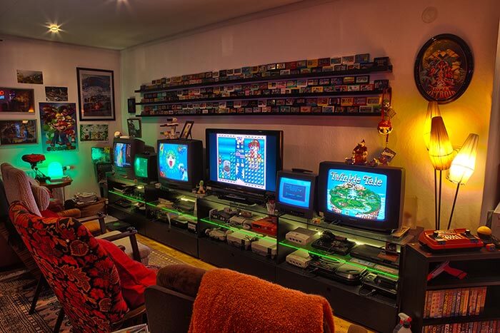 retro vintage concept game room retro vintage concept game room