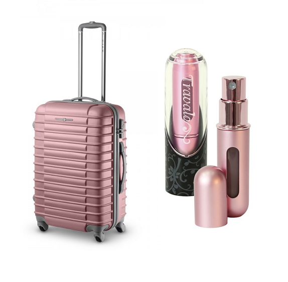 Valigia rosa cipria Clearance