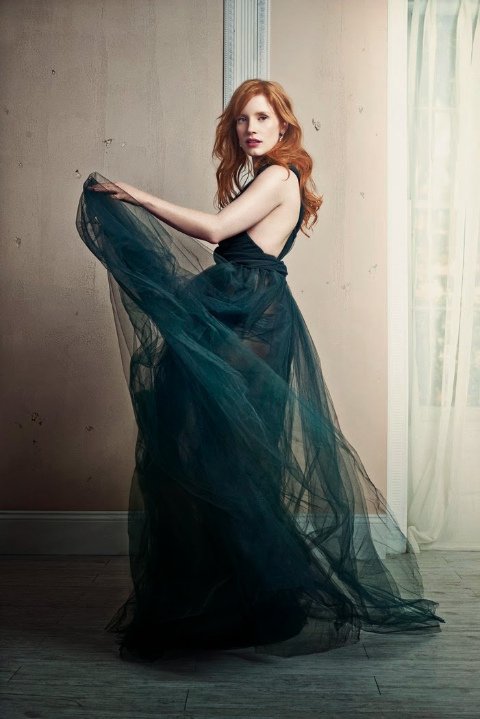 Jessica Chastain - Valentino Couture gown.