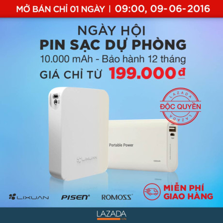Co hoi mua pin sac gia tot hiem co trong nam! - Anh 3