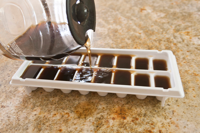 Ice cube coffee