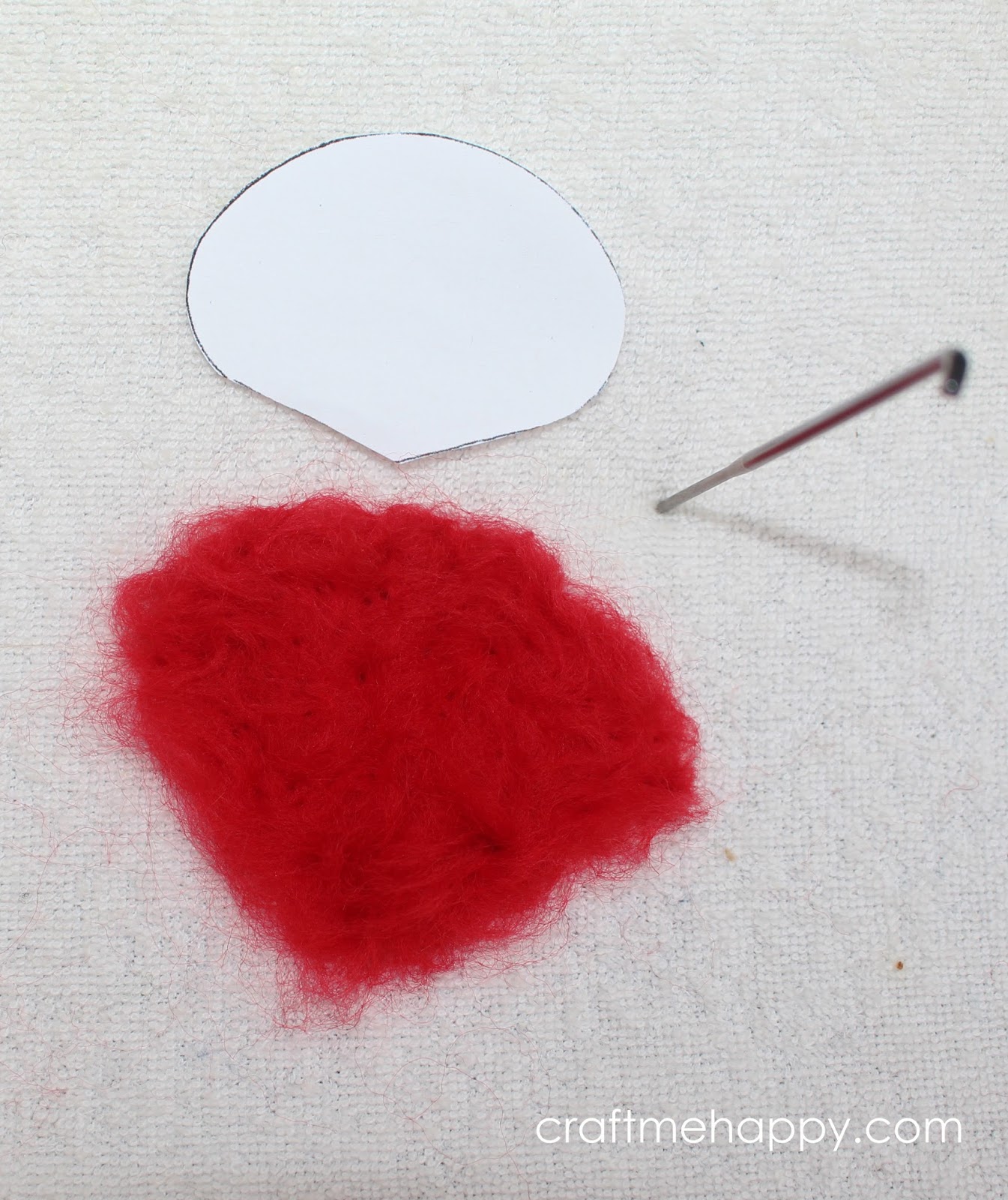 Needle Felted Remembrance Day Poppy Craft me Happy! Needle Felted