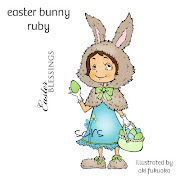 We are also previewing the darling 'Easter Bunny Ruby' stamp todayisn't . (easter bunny ruby)