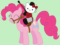 Tato Lucu My Little Pony dan Hello Kitty