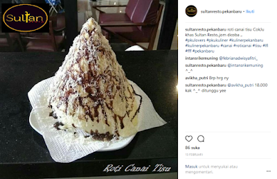 Makanan Melayu Pekanbaru Riau roti canai tisu coklat susu sultan resto pekanbaru