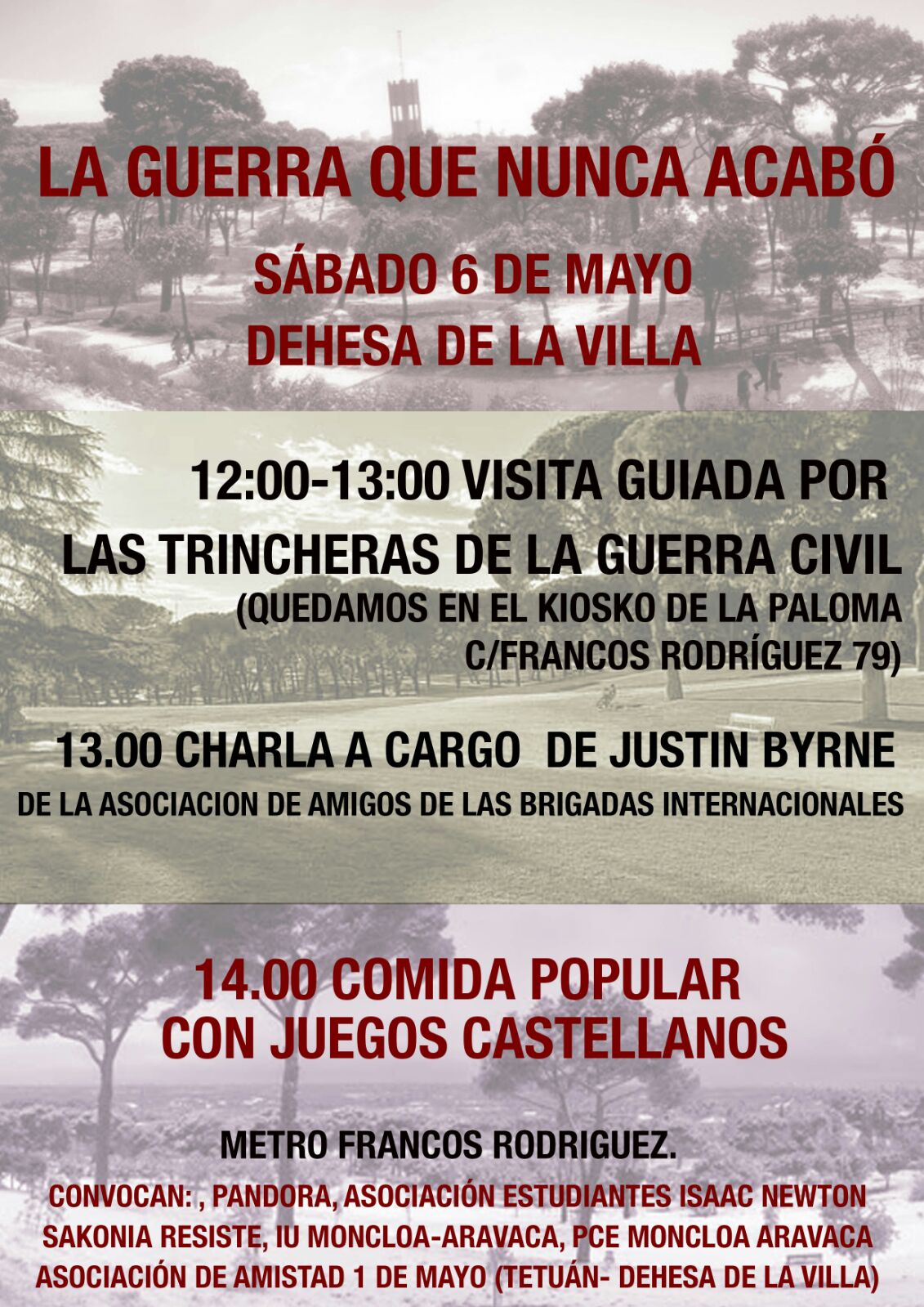 6 de mayo Por la memoria de la Dehesa de la Villa