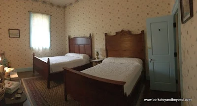 guest room in The City Hotel in Columbia State Historic Park in California