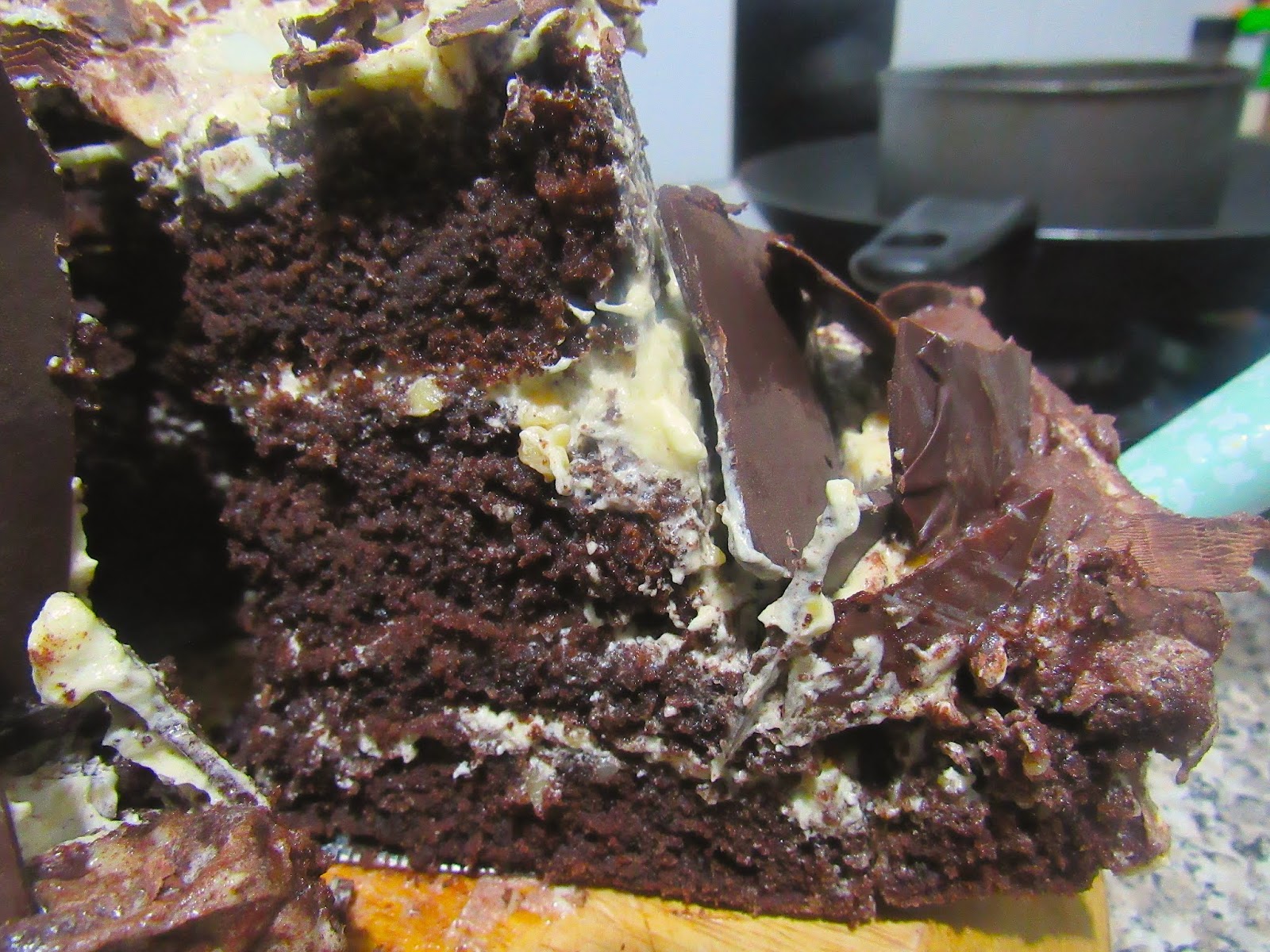 GBBO 2018 Week 2 Cake Chocolate Collar Peanut Butter Cake