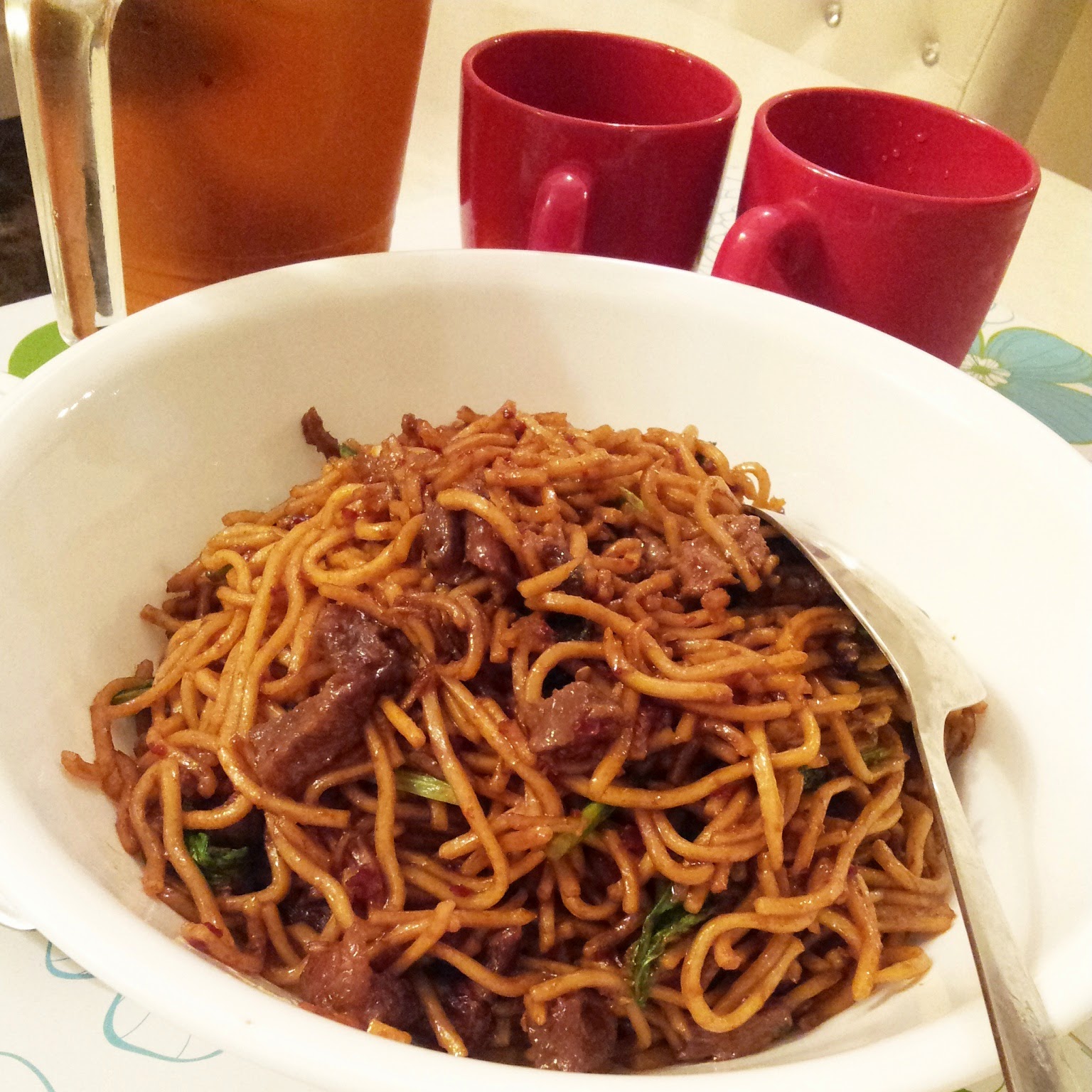 Life is beautiful ..: from my kitchen; mee goreng daging