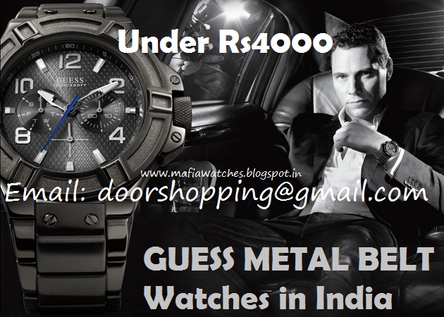 opladning Ristede morder Under Rs4000 GUESS METAL Strap TIESTO RIGOR Watches in India Best Models  Catalog Price List