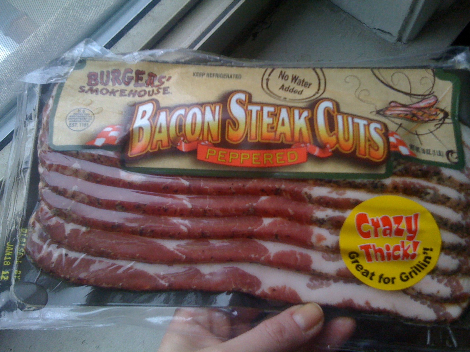 Theories of Bacon Burger's Smokehouse Bacon Steak Cuts