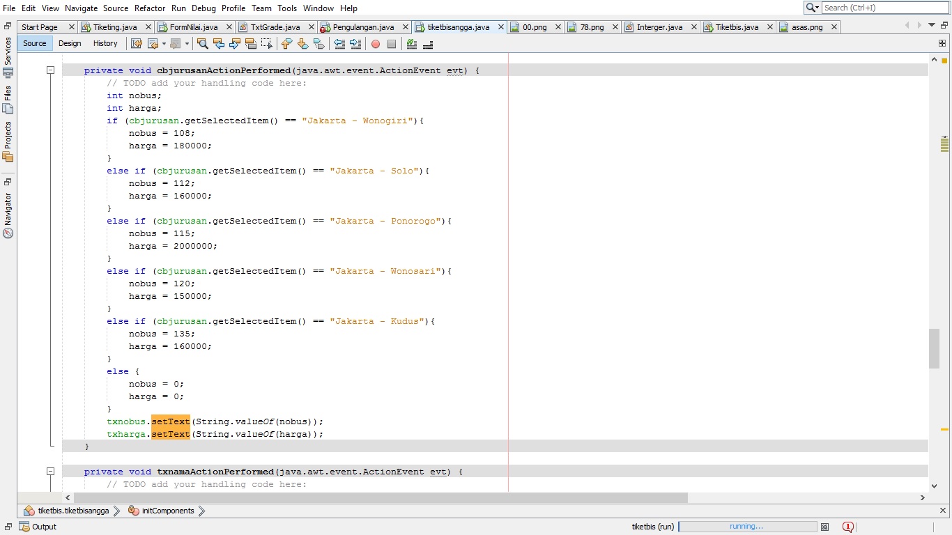 Contoh Program Aplikasi Sederhana di Netbeans