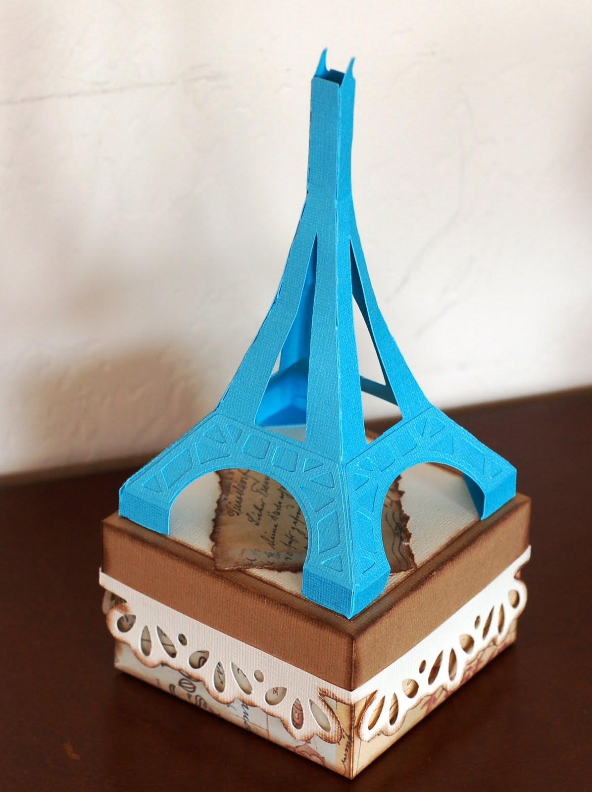 Paper Creations by Kristin Eiffel Tower Box
