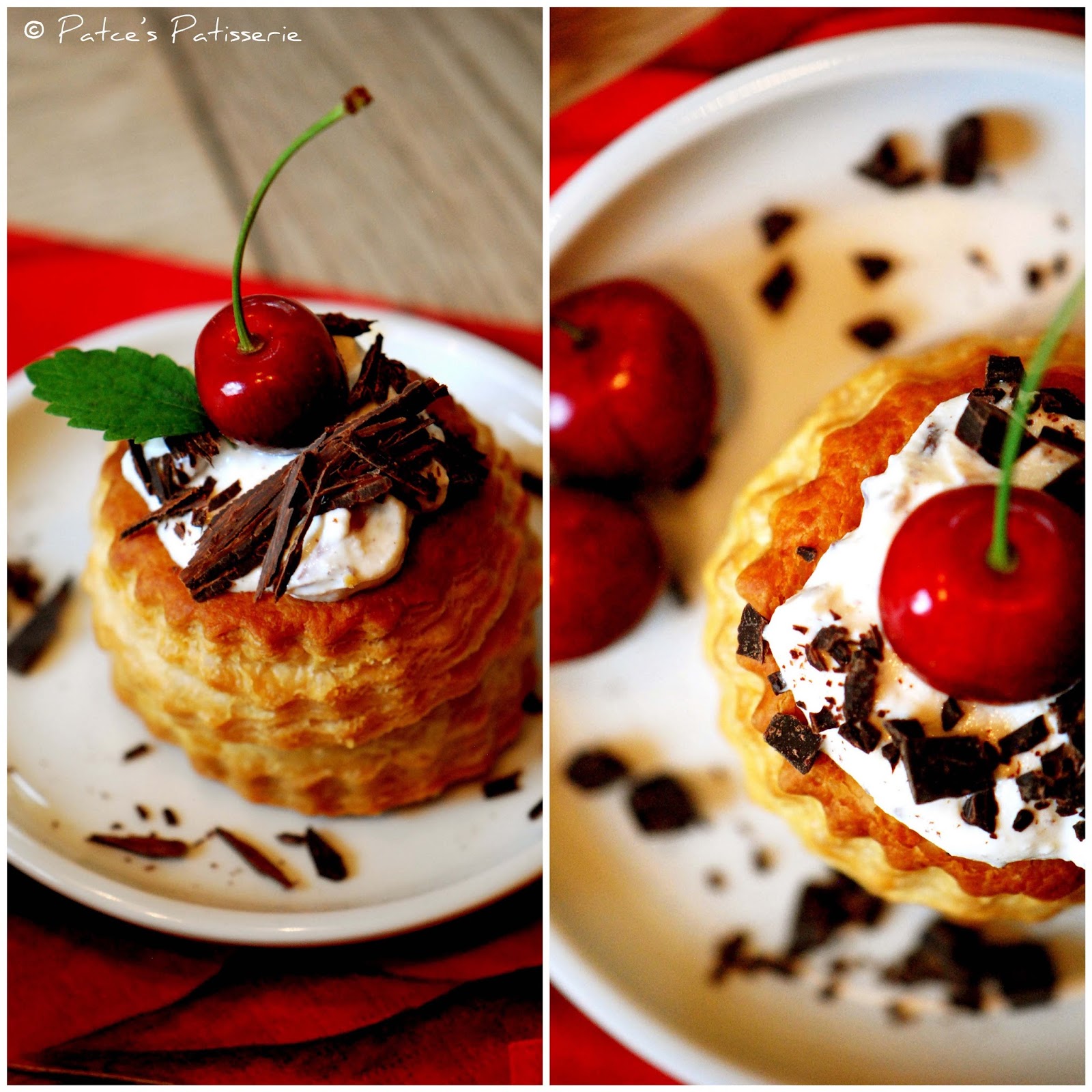 Süße Blätterteig-Pasteten mit Amarena-Kirschen &amp; Ricotta