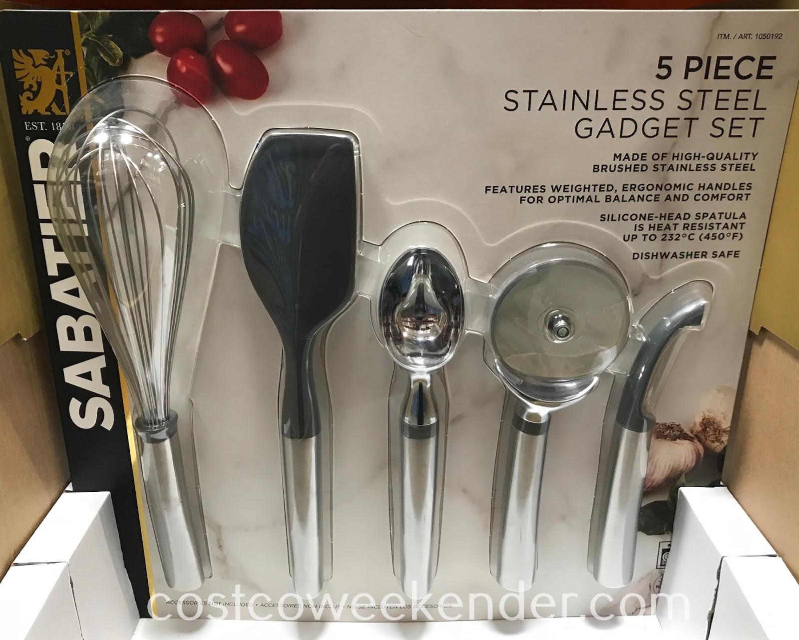 Sabatier 5piece Stainless Steel Gadget Set Costco Weekender