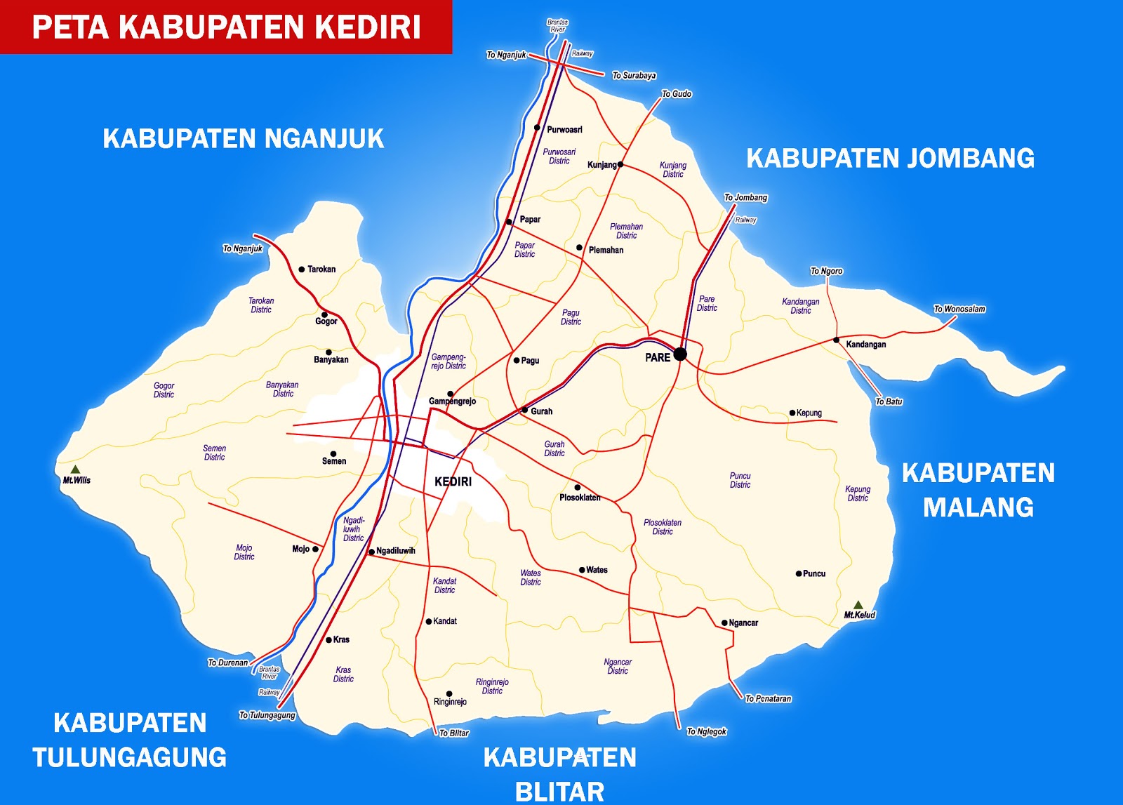 Peta Jawa Timur Hitam Putih