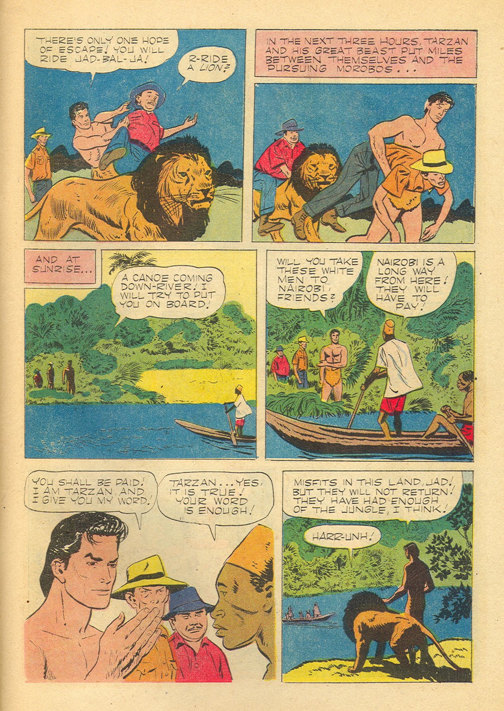 Read online Tarzan (1948) comic -  Issue #75 - 27