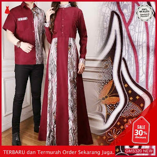 GMS320 MKFXN321B60 Batik Couple Seragam Pria Wanita Dropship SK1527161783