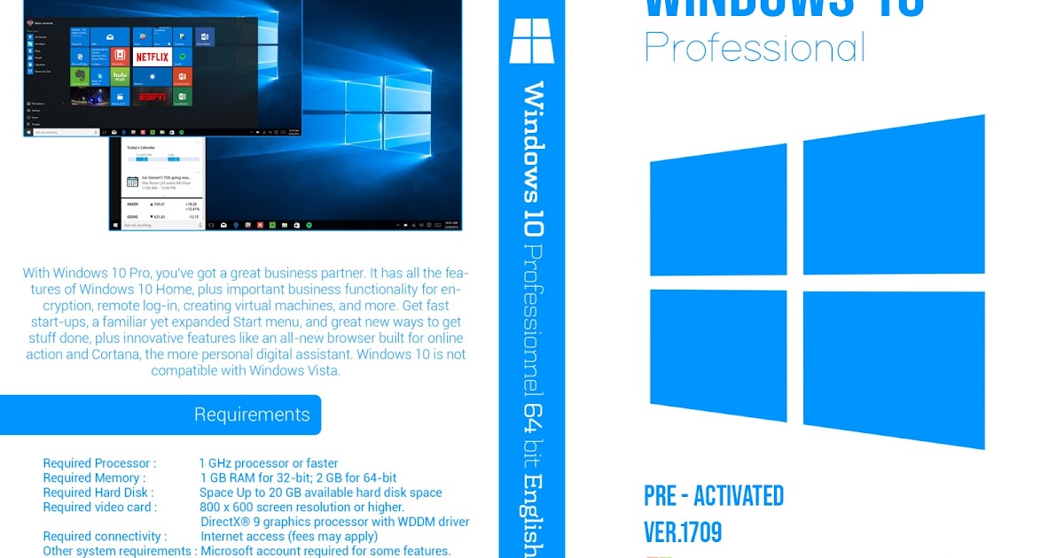 windows 10 pro version 1709 iso download