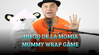 Juego de la momia, FUNDRAISING GAME, Mummy wrap game