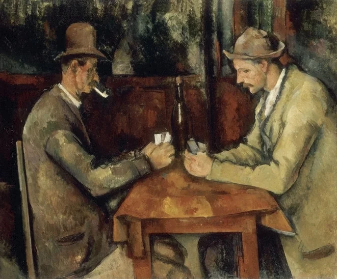 I giocatori di carte - Paul Cezanne, pittore post-impressionista