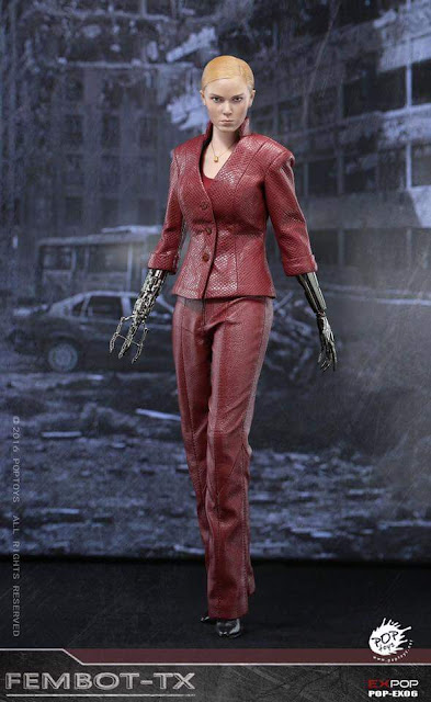 CUSTOM 1//6 Kristanna Loken Terminator 3 T-X Head Sculpt For Hot Toys PHICEN