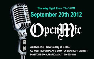 ActivistArtistA : OPEN MIC at ActivistArtistA Studio