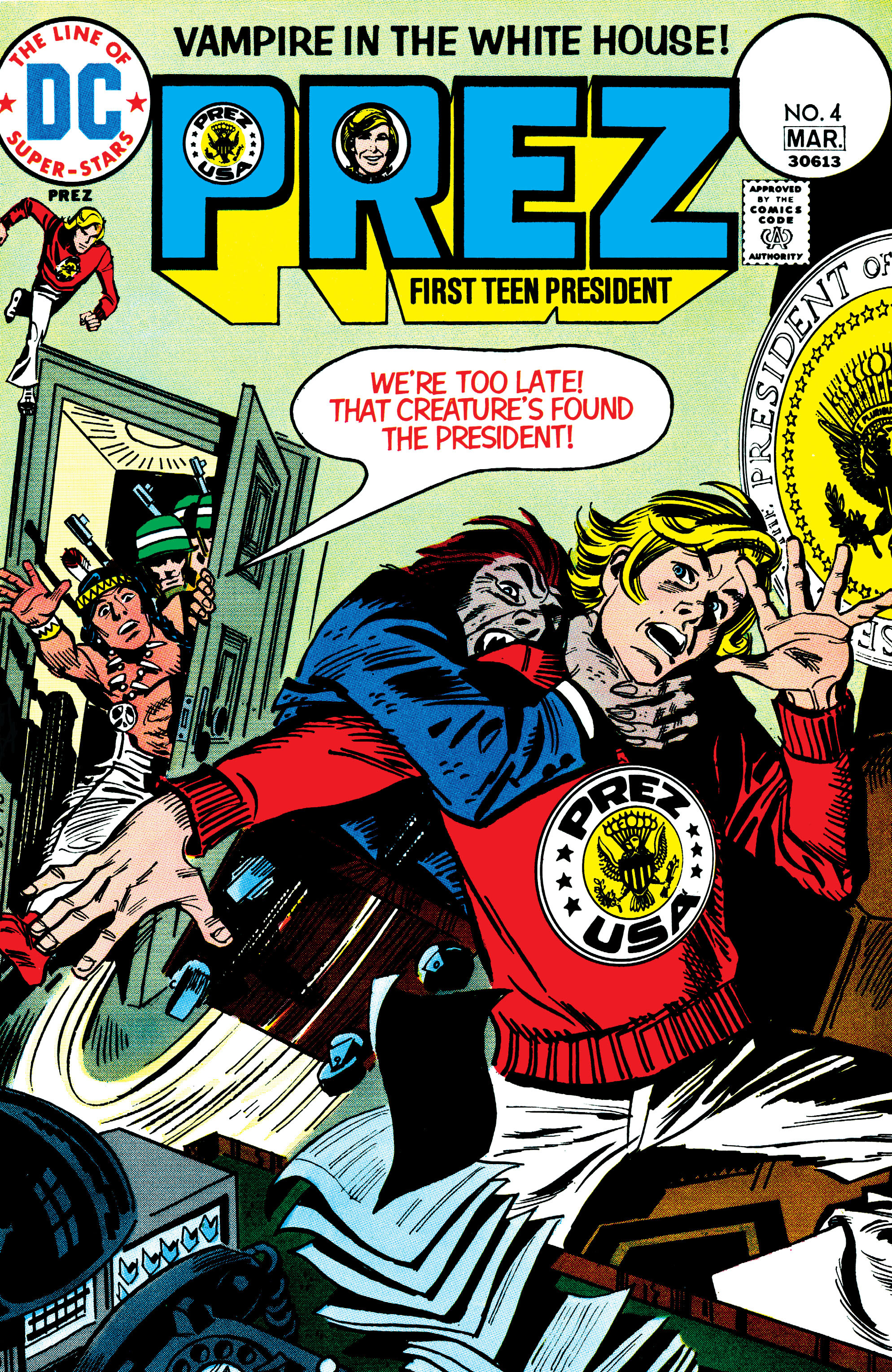 Read online Prez (1973) comic -  Issue #4 - 1
