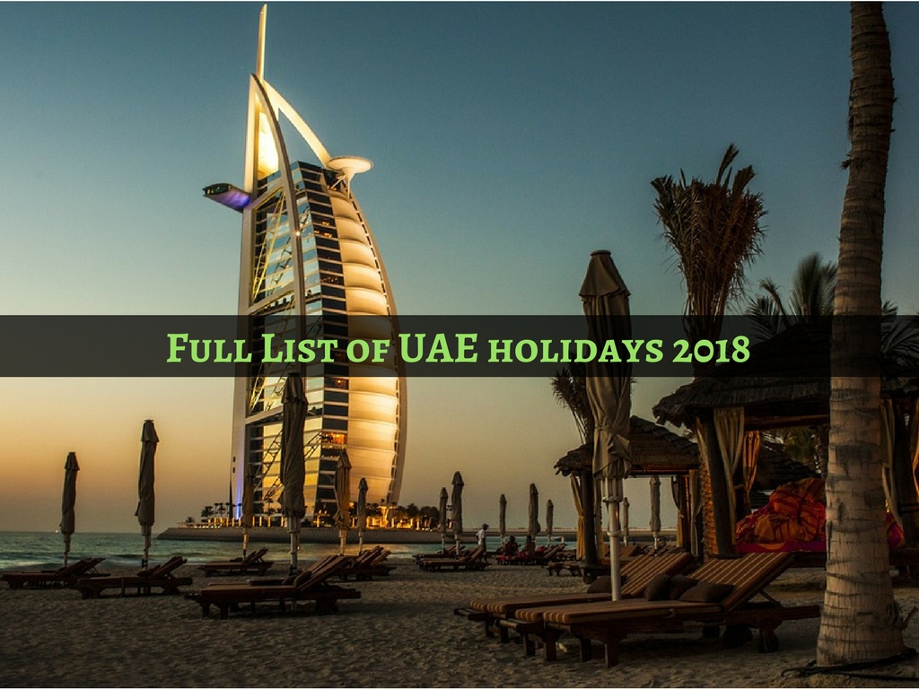 Full List of UAE Public Holidays Dubai Holidays Abu Dhabi Holidays