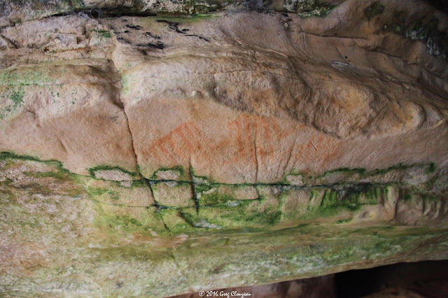Tracés digitaux préhistoriques de la grande grotte dite « grotte à la peinture », (c) Greg Clouzeau