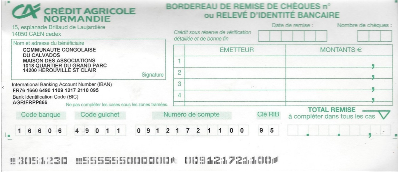 *Association de la Communauté Congolaise de Normandie* mai 2016