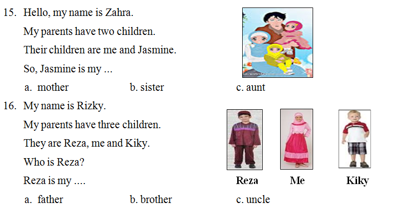 Soal Bahasa Inggris Family Kelas 3 Sd Guru JPG Soal Bahasa Inggris Family Kelas 3 Sd Guru JPG